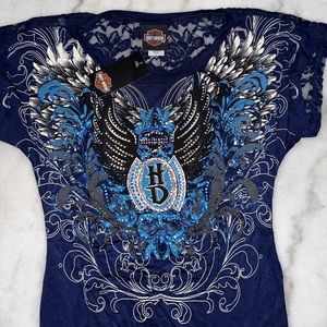 Harley Davidson Bling Top